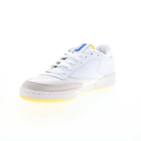Reebok Club C 85 Prince GY8053 Mens White Leather Lifestyle Sneakers Shoes