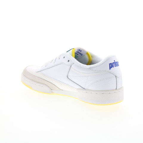 Reebok Club C 85 Prince GY8053 Mens White Leather Lifestyle Sneakers Shoes