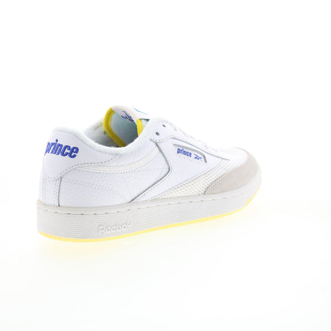 Reebok Club C 85 Prince GY8053 Mens White Leather Lifestyle Sneakers Shoes