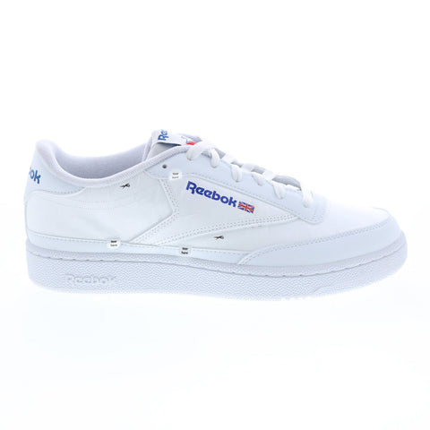 Reebok Club C 85 X U Shoes GY8789 Mens White Leather Lifestyle Sneakers Shoes