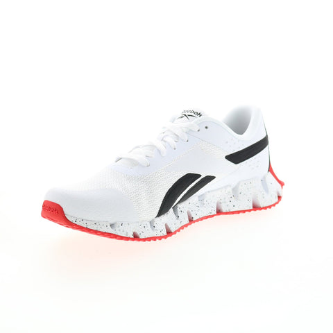 Reebok Zig Dynamica 2.0 GY9563 Mens White Canvas Athletic Running Shoes