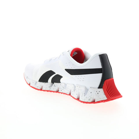 Reebok Zig Dynamica 2.0 GY9563 Mens White Canvas Athletic Running Shoes