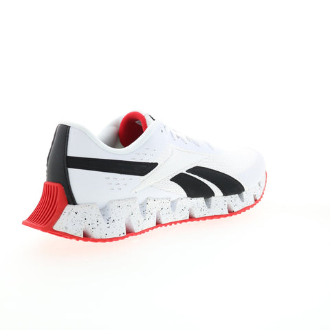 Reebok Zig Dynamica 2.0 GY9563 Mens White Canvas Athletic Running Shoes