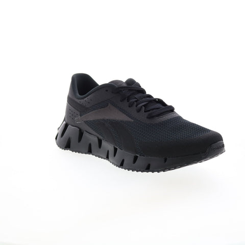 Reebok Zig Dynamica 2.0 GY9562 Mens Black Canvas Athletic Running Shoes