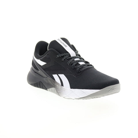 Reebok Nanoflex TR GZ0245 Mens Black Canvas Athletic Cross Training Shoes