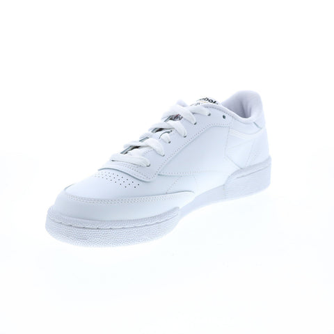 Reebok Club C 85 GZ1605 Mens White Leather Lace Up Lifestyle Sneakers Shoes 