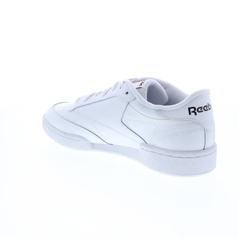 Reebok Club C 85 GZ1605 Mens White Leather Lace Up Lifestyle Sneakers Shoes 