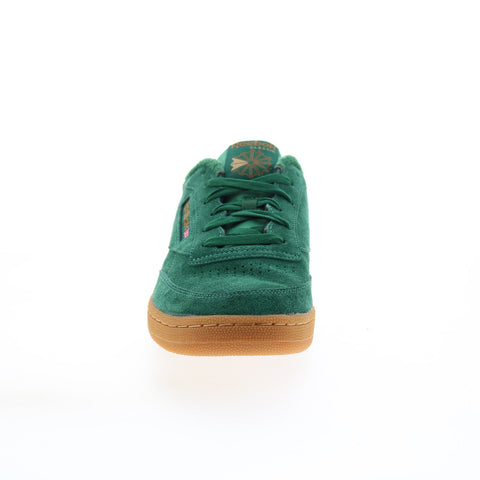 Reebok Club C 85 GZ1871 Mens Green Suede Lifestyle Sneakers Shoes