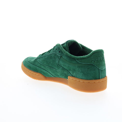 Reebok Club C 85 GZ1871 Mens Green Suede Lifestyle Sneakers Shoes