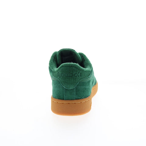 Reebok Club C 85 GZ1871 Mens Green Suede Lifestyle Sneakers Shoes