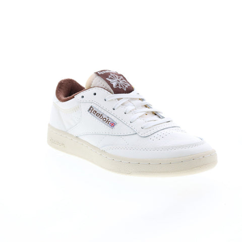 Reebok Club C 85 Vintage GZ5156 Mens Beige Leather Lifestyle Sneakers Shoes