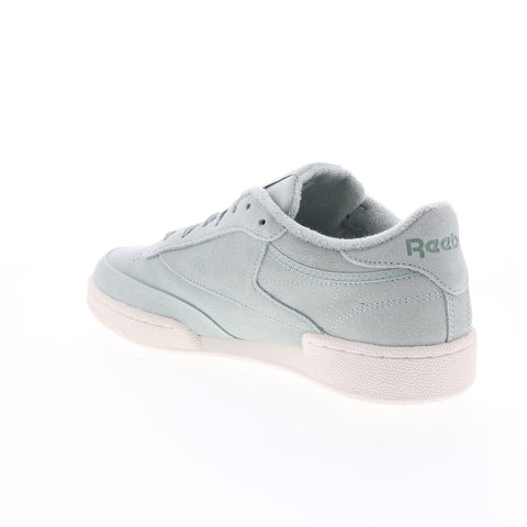 Reebok Club C 85 GZ5167 Mens Gray Suede Lace Up Lifestyle Sneakers Shoes