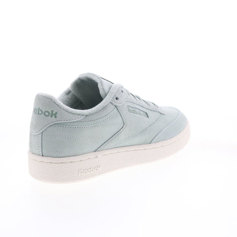 Reebok Club C 85 GZ5167 Mens Gray Suede Lace Up Lifestyle Sneakers Shoes