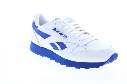 Reebok Classic Leather GZ6011 Mens White Leather Lifestyle Sneakers Shoes 