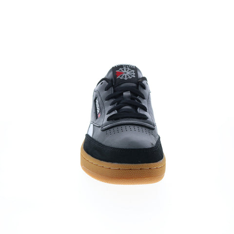 Reebok Club C Revenge GZ8639 Mens Black Leather Lifestyle Sneakers Shoes