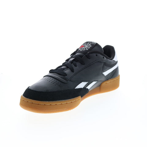 Reebok Club C Revenge GZ8639 Mens Black Leather Lifestyle Sneakers Shoes