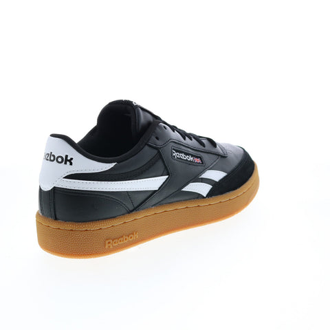 Reebok Club C Revenge GZ8639 Mens Black Leather Lifestyle Sneakers Shoes