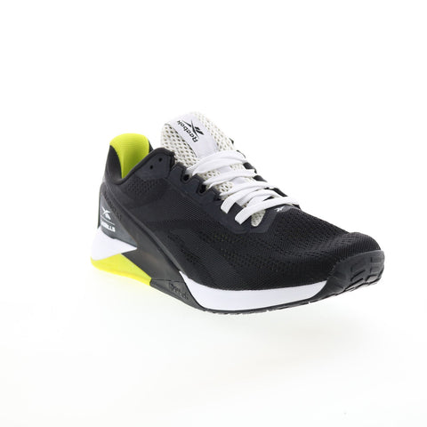 Reebok Nano X1 GZ8949 Mens Black Canvas Athletic Cross Training Shoes