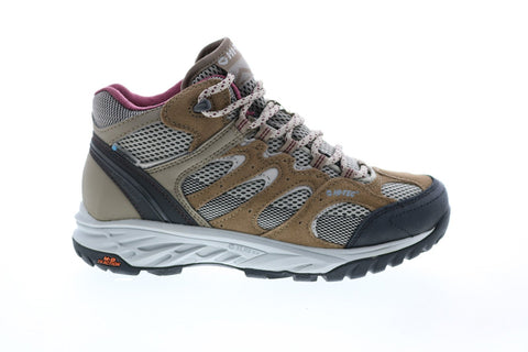 Hi-Tec Wild-Fire Mid I Wp 23109 Womens Gray Suede Hiking Boots