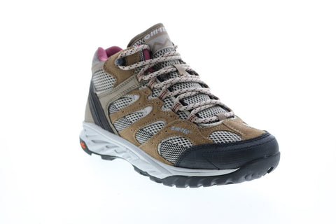 Hi-Tec Wild-Fire Mid I Wp 23109 Womens Gray Suede Hiking Boots