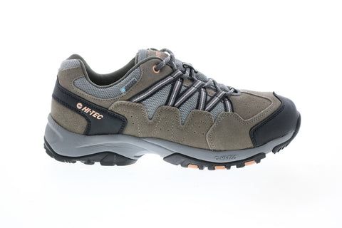 Hi-Tec Florence Low Wp 24101 Womens Gray Suede Athletic Hiking Shoes