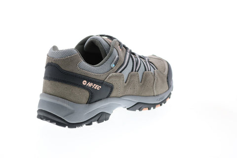Hi-Tec Florence Low Wp 24101 Womens Gray Suede Athletic Hiking Shoes