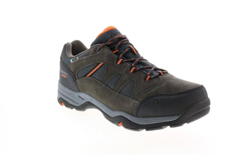 Hi-Tec Bandera Ii Low Wp 52155W Mens Gray Wide Suede Athletic Hiking Shoes