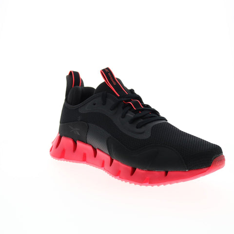 Reebok Zig Dynamica H02293 Mens Black Mesh Lifestyle Sneakers Shoes