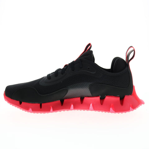 Reebok Zig Dynamica H02293 Mens Black Mesh Lifestyle Sneakers Shoes