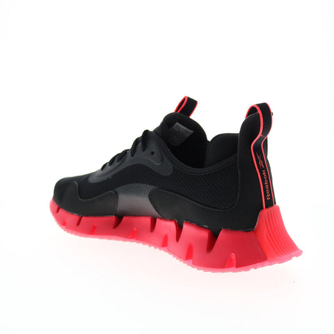 Reebok Zig Dynamica H02293 Mens Black Mesh Lifestyle Sneakers Shoes