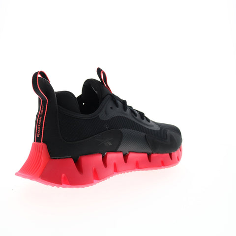 Reebok Zig Dynamica H02293 Mens Black Mesh Lifestyle Sneakers Shoes