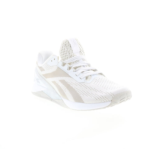 Reebok Nano X1 H02837 Womens Beige Canvas Athletic Cross Training Shoes