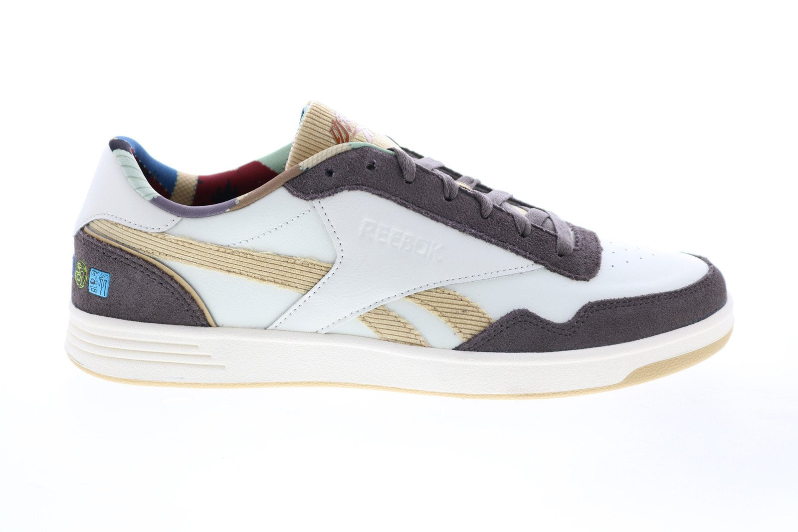 Reebok Royal Techque T Kung Fu Panda Mens White Leather Sneakers