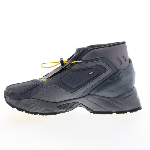 Reebok Ecto Boot Ghostbusters H03298 Mens Gray Canvas Casual Dress Boots