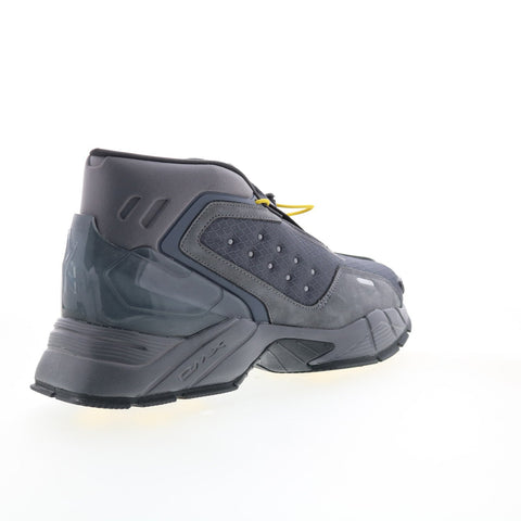 Reebok Ecto Boot Ghostbusters H03298 Mens Gray Canvas Casual Dress Boots