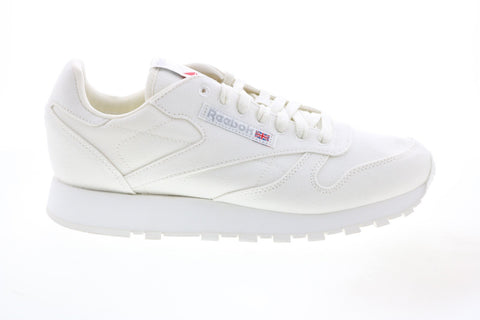 Reebok Classic Leather Grow H68781 Mens White Lifestyle Sneakers Shoes 
