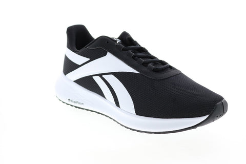 Reebok Energen Plus H68930 Mens Black Canvas Lace Up Athletic Running Shoes 