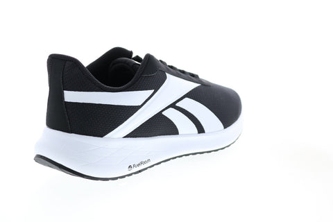 Reebok Energen Plus H68930 Mens Black Canvas Lace Up Athletic Running Shoes 