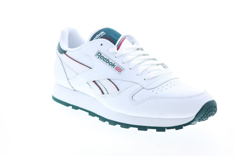 Reebok Classic Leather H69219 Mens White Leather Lifestyle Sneakers Shoes 