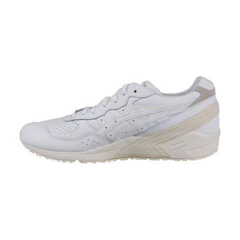 Asics Gel Sight H6M1L-0101 Mens White Leather Casual Low Top Sneakers Shoes