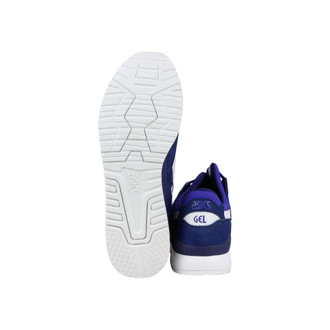 Asics Gel Lyte III H7K4Y-4501 Mens Blue Suede Casual Low Top Sneakers Shoes