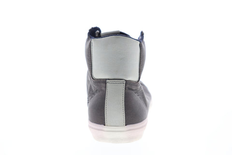 Aldo Hawksley Mens Gray Suede High Top Lace Up Lifestyle Sneakers Shoes