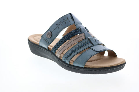 Earth Origins Hayward Hollie Womens Brown Leather Strap Sandals Shoes