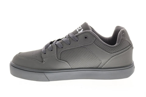 Heelys Motion Plus Triple HE100063M Mens Gray Lifestyle Sneakers Shoes 