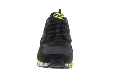 Heelys Force HE100095M Mens Black Synthetic Lace Up Lifestyle Sneakers Shoes 