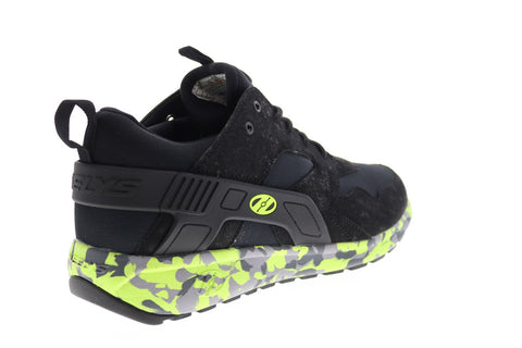 Heelys Force HE100095M Mens Black Synthetic Lace Up Lifestyle Sneakers Shoes 