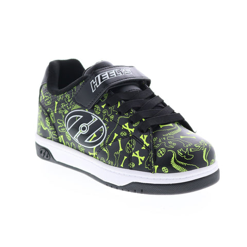 Heelys Swerve X2 HES10390K Boys Black Synthetic Strap Lifestyle Sneakers Shoes