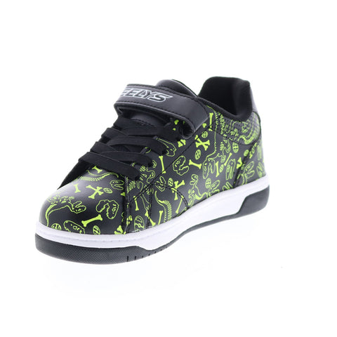 Heelys Swerve X2 HES10390K Boys Black Synthetic Strap Lifestyle Sneakers Shoes