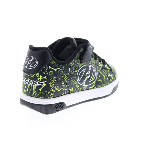 Heelys Swerve X2 HES10390K Boys Black Synthetic Strap Lifestyle Sneakers Shoes