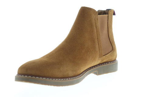 Steve Madden Highlyte Mens Brown Suede Slip On Chelsea Boots Shoes